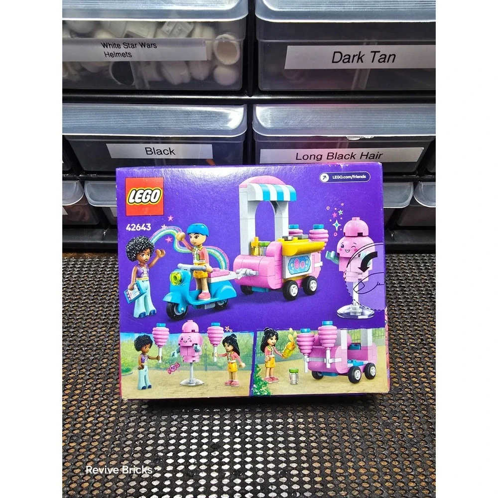 LEGO FRIENDS: Cotton Candy Stand and Scooter (42643) Brand New Factory Sealed